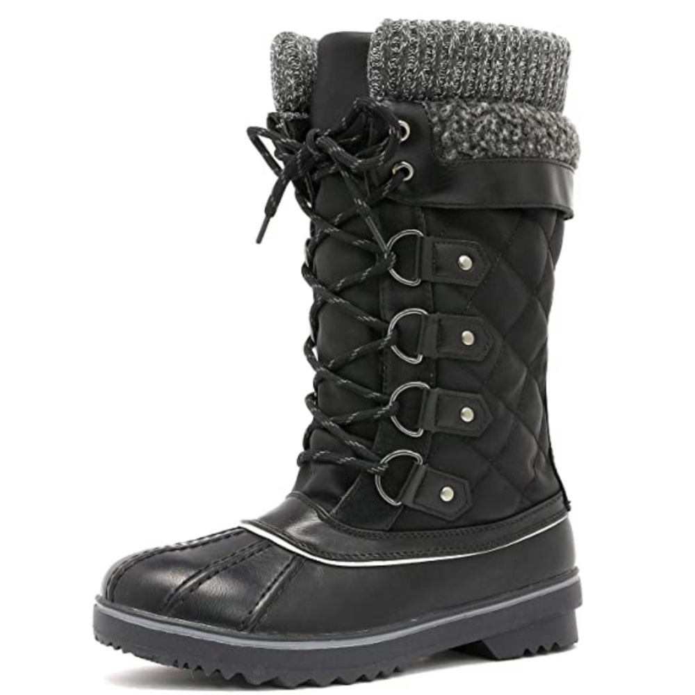 Black Snow Boots